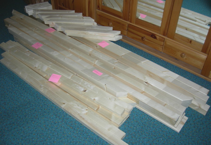 Holz, fertig ges�gt